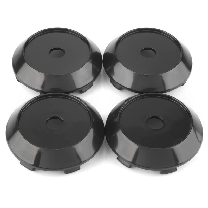 RTrhinotuning 70mm 2.76" Wheel Center Caps Compatible with XXR 527 SSR GTX01 GTV01 Akita Wheel C123201B Rim Caps Pack of 4 (Black, Outer 70MM, Inner 63MM) Wheel Center Hub Caps - Image 1